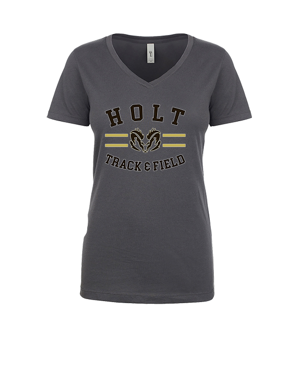 Holt HS Track & Field Curve - Womens Vneck