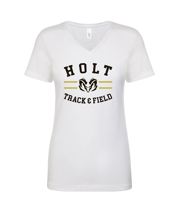 Holt HS Track & Field Curve - Womens Vneck