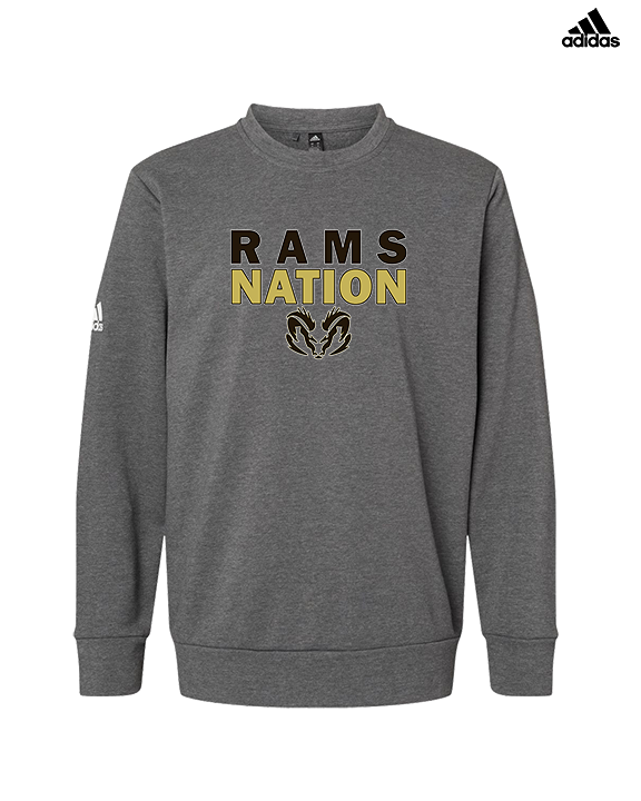 Holt HS Track & Field Nation - Mens Adidas Crewneck