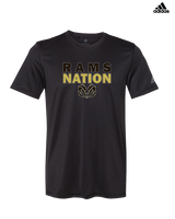 Holt HS Track & Field Nation - Mens Adidas Performance Shirt