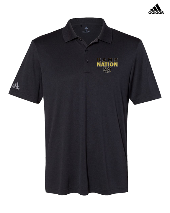 Holt HS Track & Field Nation - Mens Adidas Polo