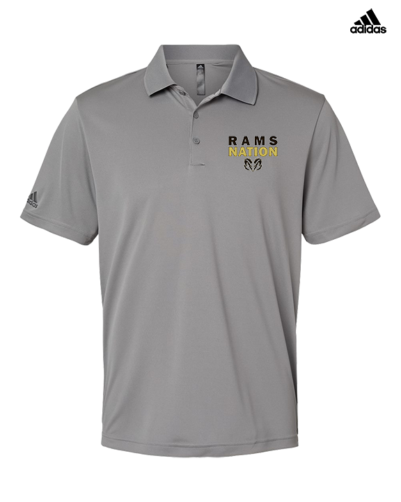 Holt HS Track & Field Nation - Mens Adidas Polo