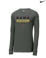 Holt HS Track & Field Nation - Mens Nike Longsleeve