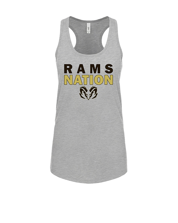 Holt HS Track & Field Nation - Womens Tank Top