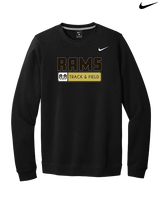 Holt HS Track & Field Pennant - Mens Nike Crewneck