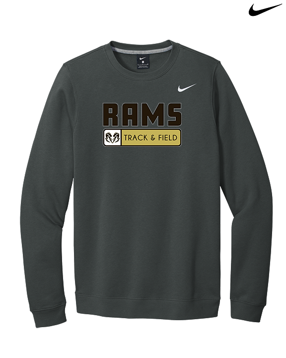 Holt HS Track & Field Pennant - Mens Nike Crewneck