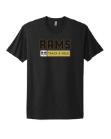 Holt HS Track & Field Pennant - Mens Select Cotton T-Shirt