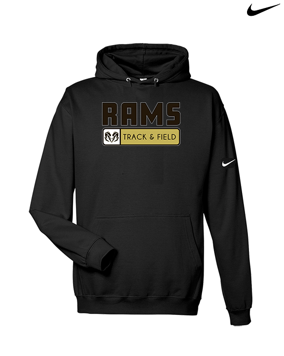 Holt HS Track & Field Pennant - Nike Club Fleece Hoodie