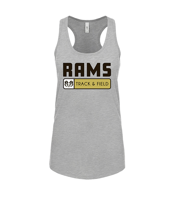 Holt HS Track & Field Pennant - Womens Tank Top