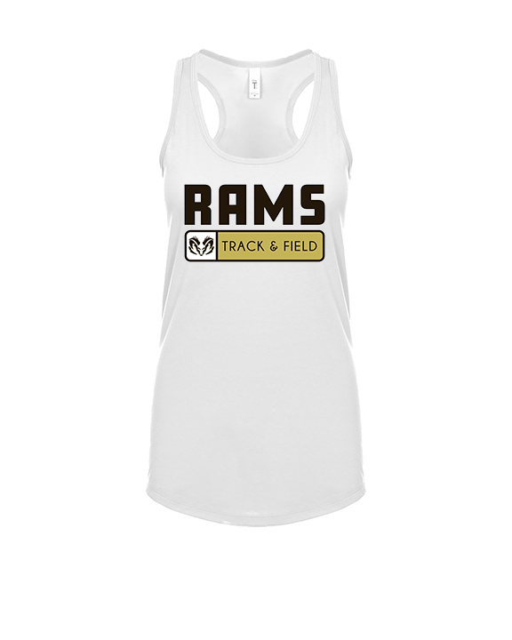 Holt HS Track & Field Pennant - Womens Tank Top
