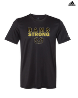 Holt HS Track & Field Strong - Mens Adidas Performance Shirt