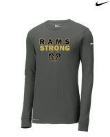 Holt HS Track & Field Strong - Mens Nike Longsleeve
