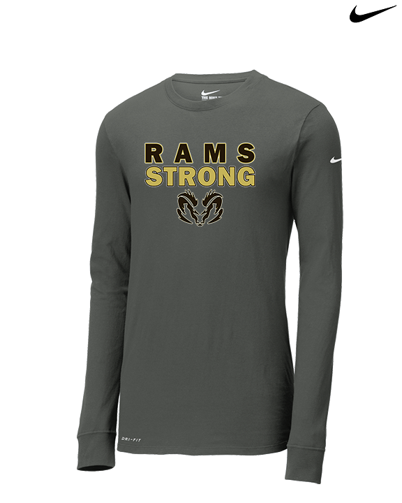 Holt HS Track & Field Strong - Mens Nike Longsleeve