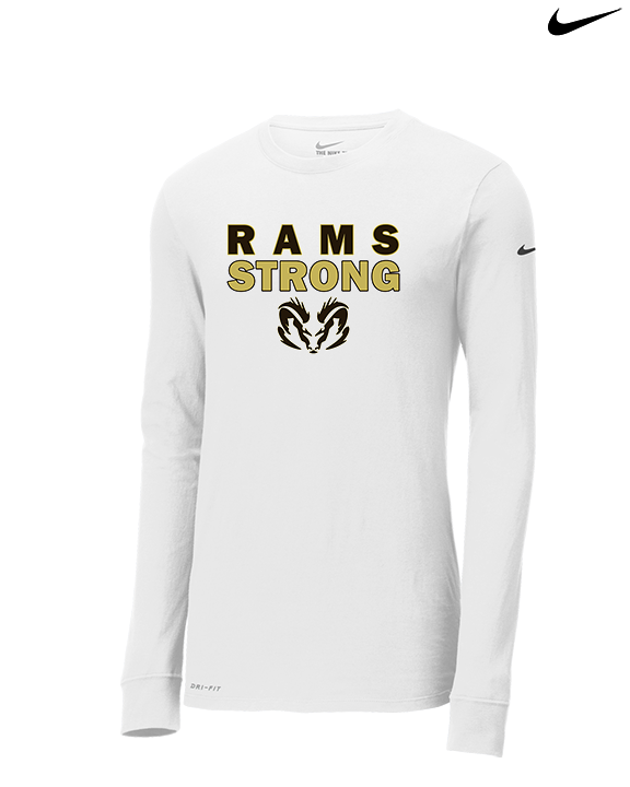 Holt HS Track & Field Strong - Mens Nike Longsleeve