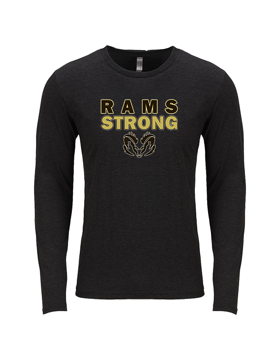 Holt HS Track & Field Strong - Tri-Blend Long Sleeve