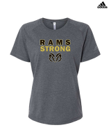 Holt HS Track & Field Strong - Womens Adidas Performance Shirt