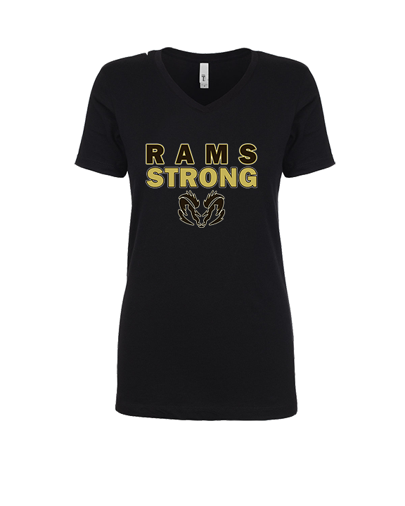 Holt HS Track & Field Strong - Womens Vneck