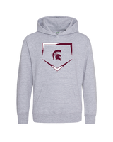Burnt Hills Home Plate - Cotton Hoodie