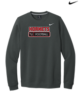 Honesdale HS Football Pennant - Mens Nike Crewneck
