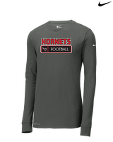 Honesdale HS Football Pennant - Mens Nike Longsleeve