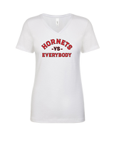Honesdale HS Football Vs Everybody - Womens Vneck