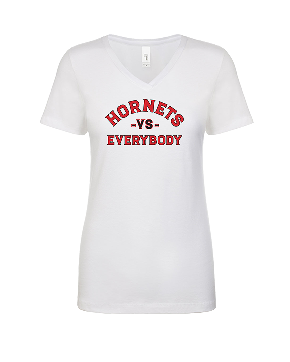 Honesdale HS Football Vs Everybody - Womens Vneck