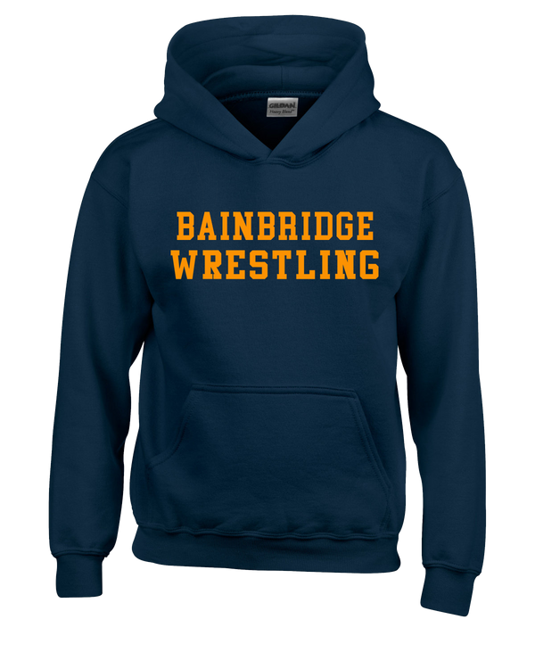 Bainbridge HS Wrestling Gold - Cotton Hoodie (Spirit Pack)