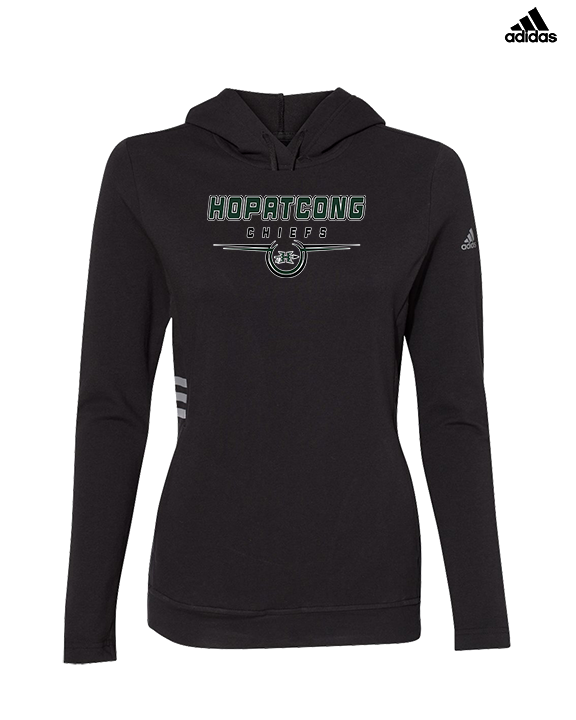 Hopatcong HS Football Design - Womens Adidas Hoodie