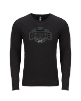 Hopatcong HS Football Toss - Tri-Blend Long Sleeve