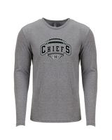 Hopatcong HS Football Toss - Tri-Blend Long Sleeve