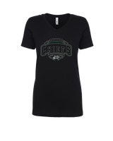 Hopatcong HS Football Toss - Womens Vneck