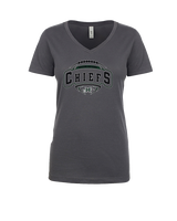 Hopatcong HS Football Toss - Womens Vneck