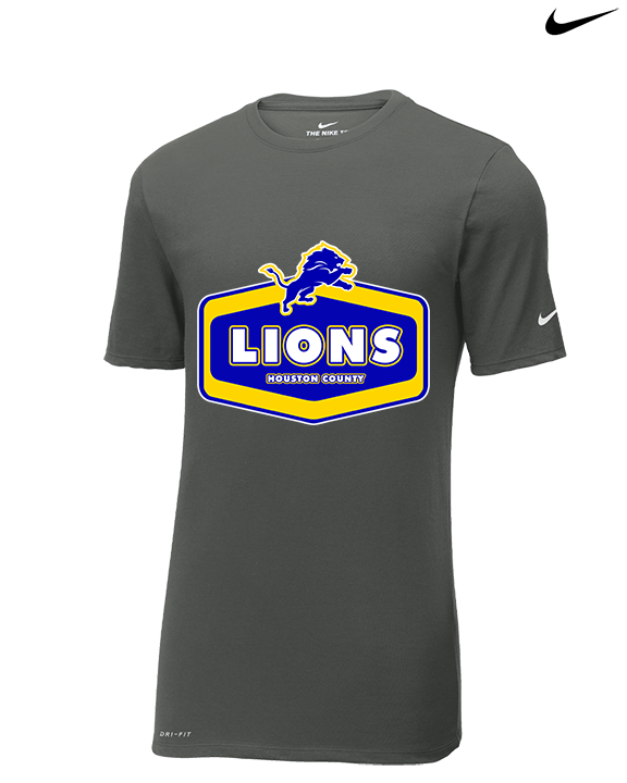 Houston County HS Football Board - Mens Nike Cotton Poly Tee