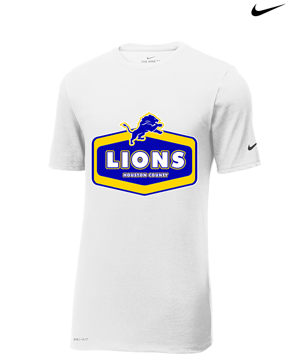 Houston County HS Football Board - Mens Nike Cotton Poly Tee