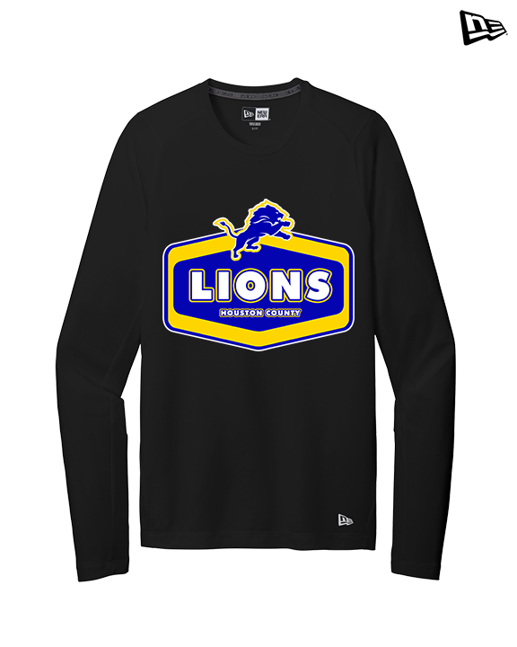 Houston County HS Football Board - New Era Performance Long Sleeve