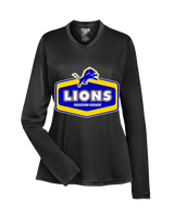 Houston County HS Football Board - Womens Performance Longsleeve
