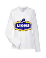 Houston County HS Football Board - Womens Performance Longsleeve