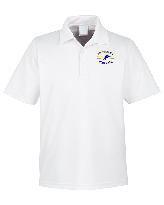 Houston County HS Football Curve - Mens Polo