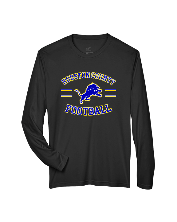 Houston County HS Football Curve - Performance Longsleeve