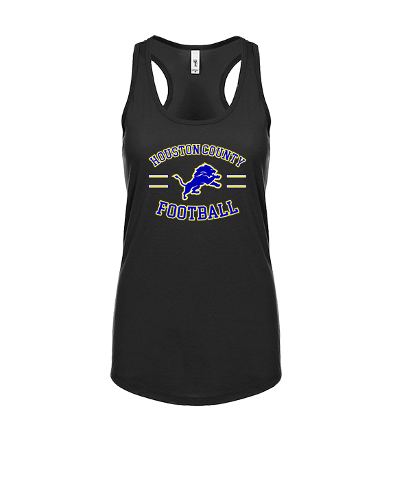 Houston County HS Football Curve - Womens Tank Top