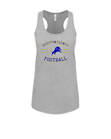 Houston County HS Football Curve - Womens Tank Top