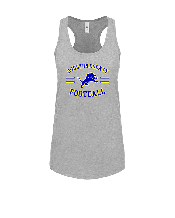 Houston County HS Football Curve - Womens Tank Top