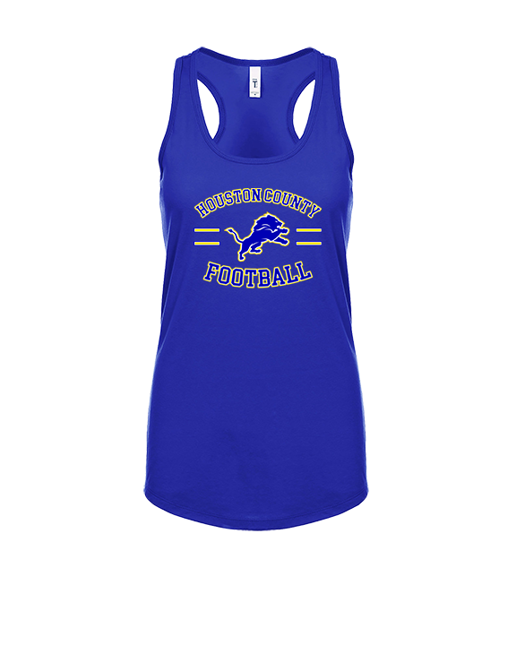 Houston County HS Football Curve - Womens Tank Top