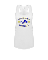 Houston County HS Football Curve - Womens Tank Top