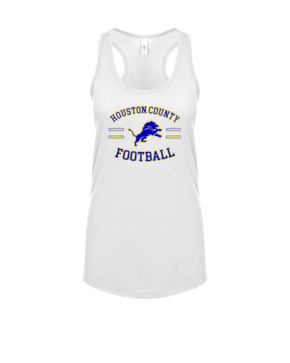 Houston County HS Football Curve - Womens Tank Top