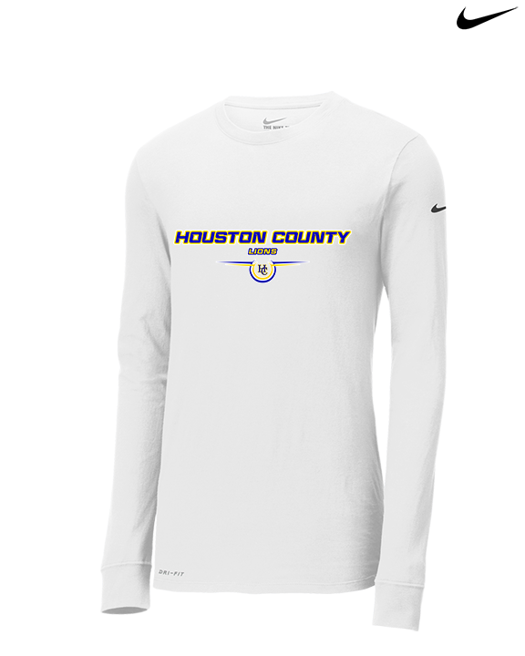 Houston County HS Football Design - Mens Nike Longsleeve
