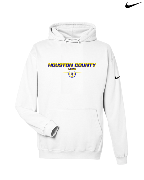Houston County HS Football Design - Nike Club Fleece Hoodie