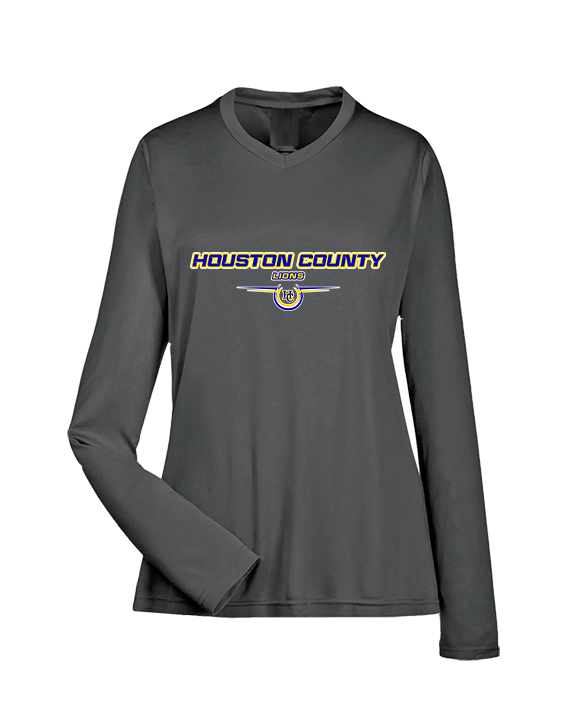 Houston County HS Football Design - Womens Performance Longsleeve