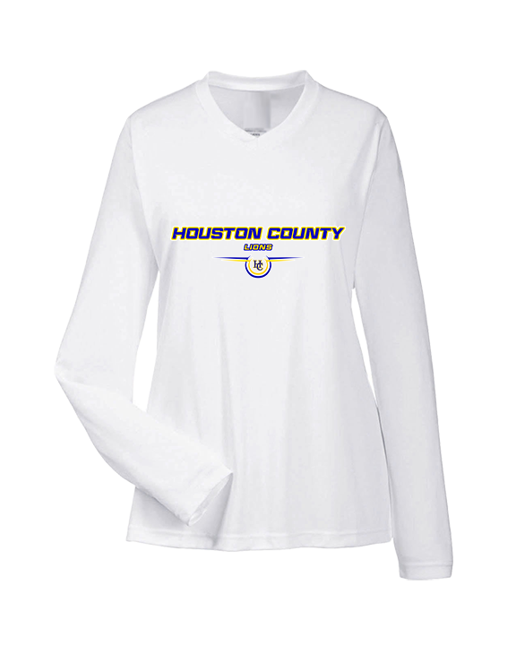 Houston County HS Football Design - Womens Performance Longsleeve