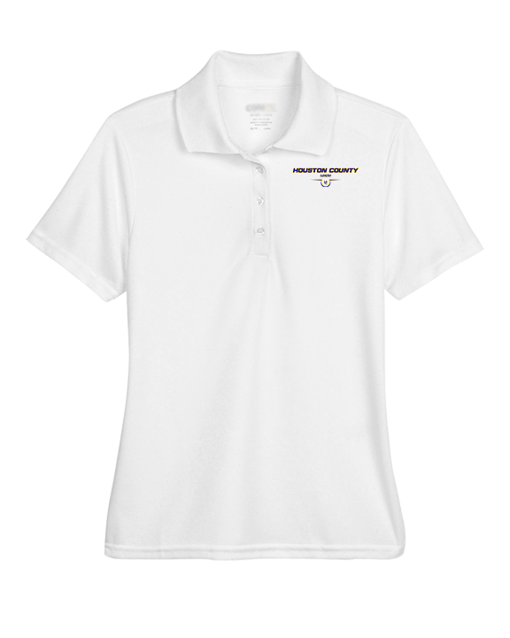 Houston County HS Football Design - Womens Polo